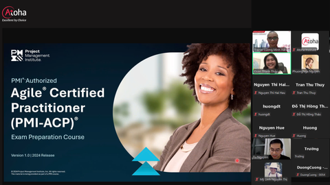 Khai giảng thành công khóa học PMI-ACPONLINEPRO32