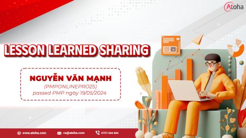 Kinh nghiệm thi PMP - Nguyễn Văn Mạnh (PMPONLINEPRO25)