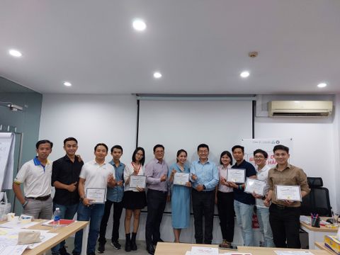 Kết thúc thành công khóa đào tạo Quản lý dự án thực hành PPM27 tại TP. HCM