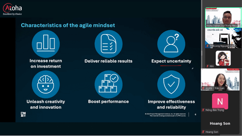 Khai giảng khóa luyện thi chứng chỉ PMI-ACP (PMI-ACPONLINEPRO35)