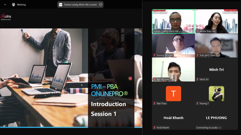 Khai giảng khóa luyện thi PMI-PBAONLINEPRO16