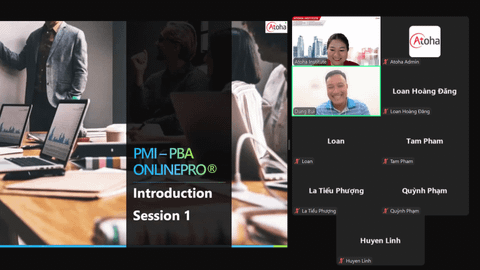 Khai giảng thành công khóa học PMI-PBAONLINEPRO17