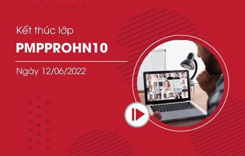 Kết thúc thành công khóa học offline tại Hà Nội - PMPPROHN10