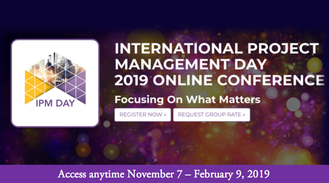 INTERNATIONAL PROJECT MANAGEMENT DAY 2019 ONLINE CONFERENCE – Atoha
