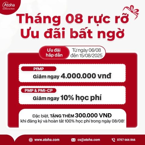 Tháng 08 bứt phá, ưu đãi bất ngờ