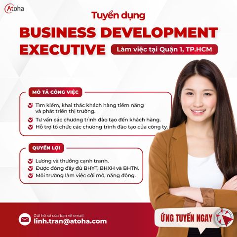Tuyển dụng Nhân viên Phát triển kinh doanh tại TP. HCM