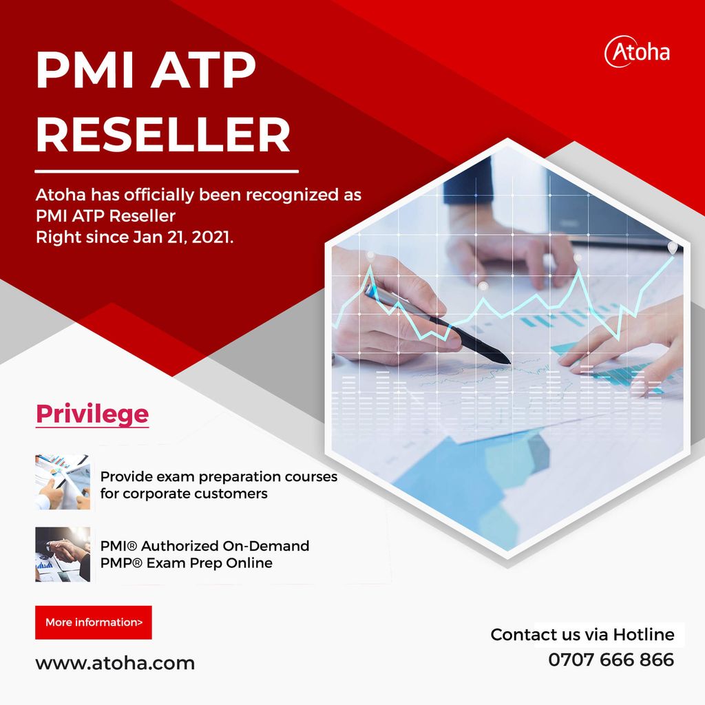 Atoha Officially Recognized as PMI ATP Reseller