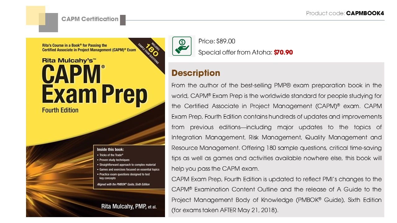 CAPM Learning Material Atoha