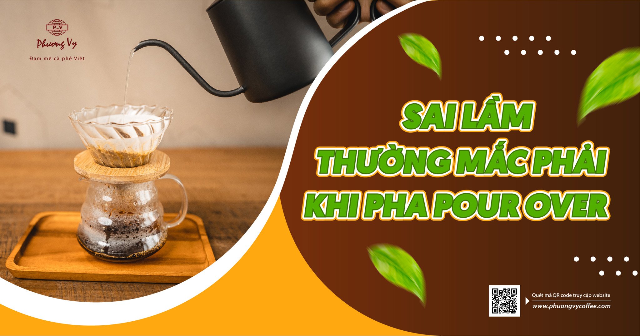 Cà phê Pour Over là gì? Sai lầm thường mắc phải khi pha Pour Over