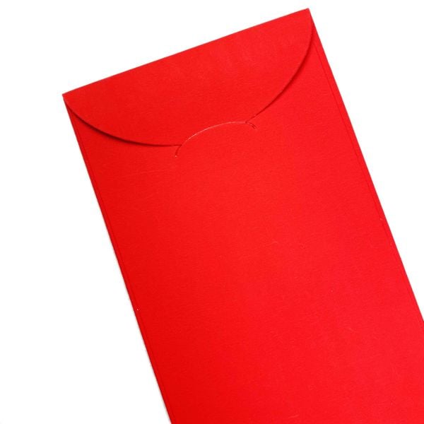 Bao lì xì viết thư pháp mẫu đỏ trơn