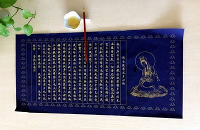 Một số khách hàng chép bát nhã tâm kinh