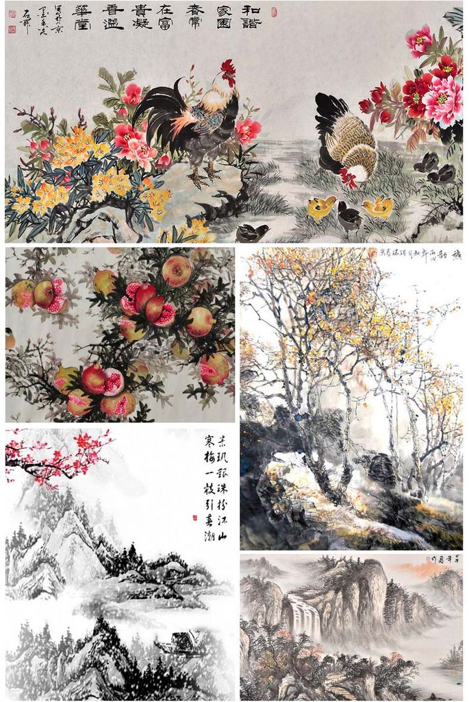 Bộ Dụng Cụ Vẽ Tranh Thuỷ Mặc Marie