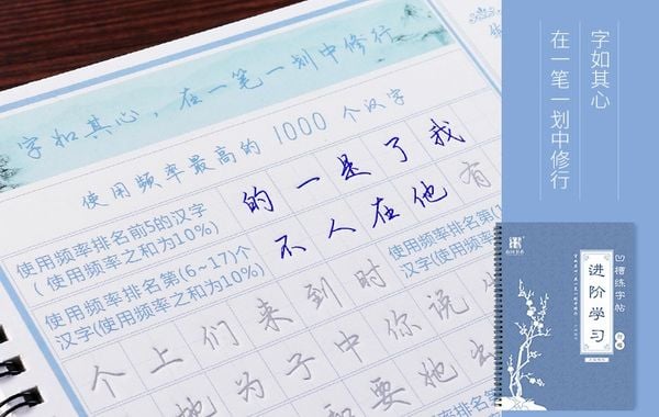 Bộ luyện thư pháp bút sắt, bút máy Nam Quốc Thư Hương