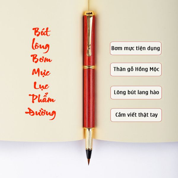Hình ảnh tổng quan bút lông bơm mực
