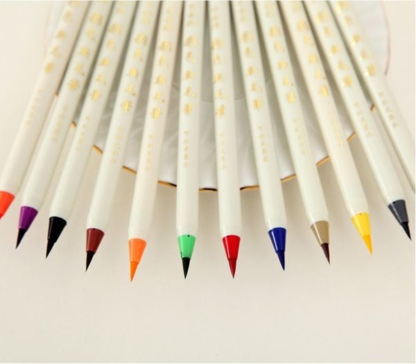 Bút lông, bút ngòi mềm Nhật Bản viết thư pháp, hội họa