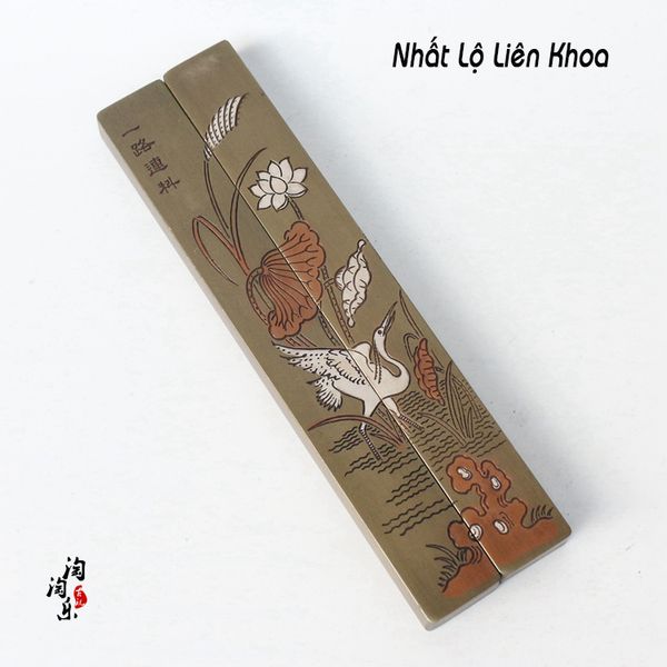 Mẫu chặn giấy đồng Nhất Lộ Liên Khoa