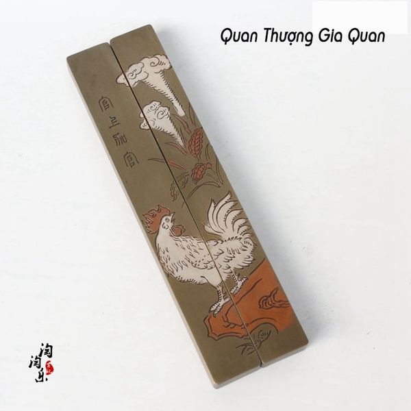 Mẫu chặn giấy đồng quan thượng gia quan
