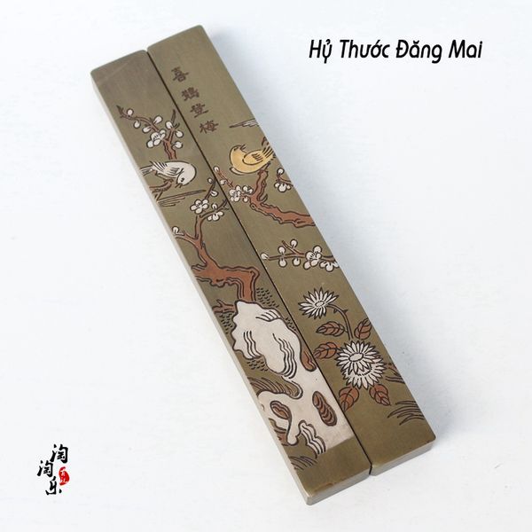 Mẫu chặn giấy đồng hỉ tước đăng mai