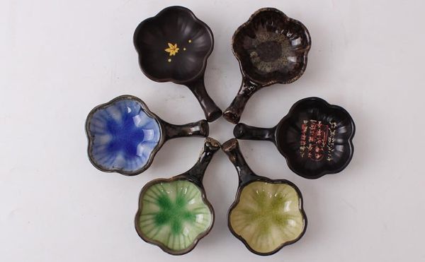 Đĩa mực gác bút sứ