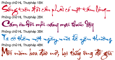Tải Miễn Phí Font Chữ Thư Pháp Việt – Thư Pháp Dụng Phẩm