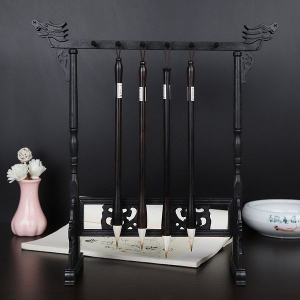 Giá treo bút lông nhựa giả gỗ