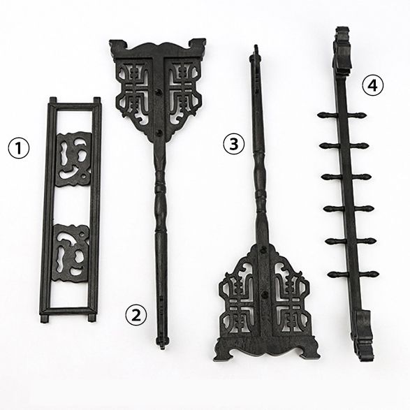 Giá treo bút lông nhựa giả gỗ