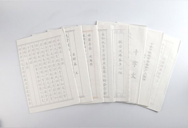 Giấy tập mô, luyện viết nhớ chữ Hán