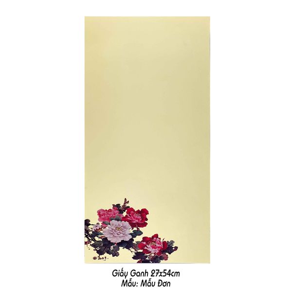 Giấy ganh viết thư pháp 27x54cm