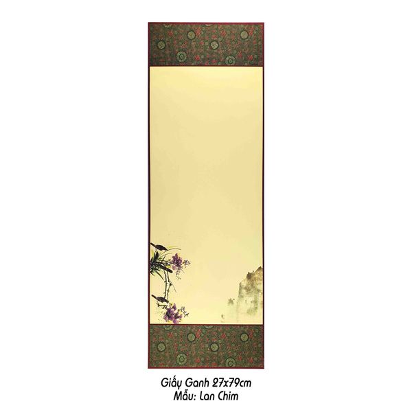 Giấy Ganh viết thư pháp 27x79cm