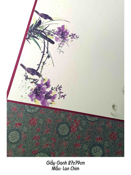 Giấy Ganh viết thư pháp 27x79cm
