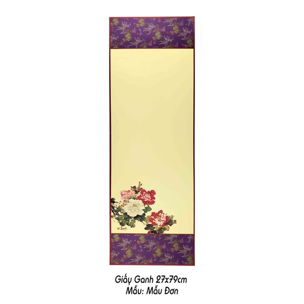Giấy Ganh viết thư pháp 27x79cm