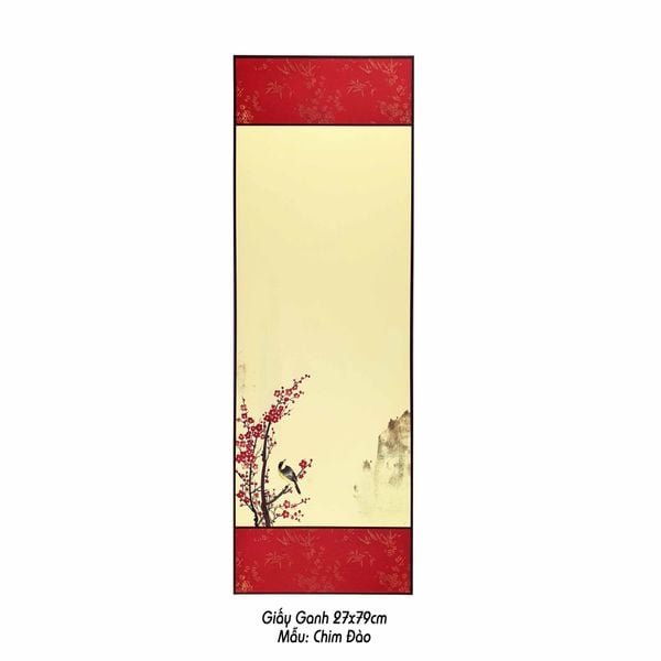 Giấy Ganh viết thư pháp 27x79cm