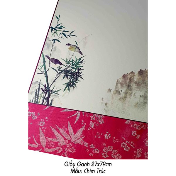 Giấy Ganh viết thư pháp 27x79cm