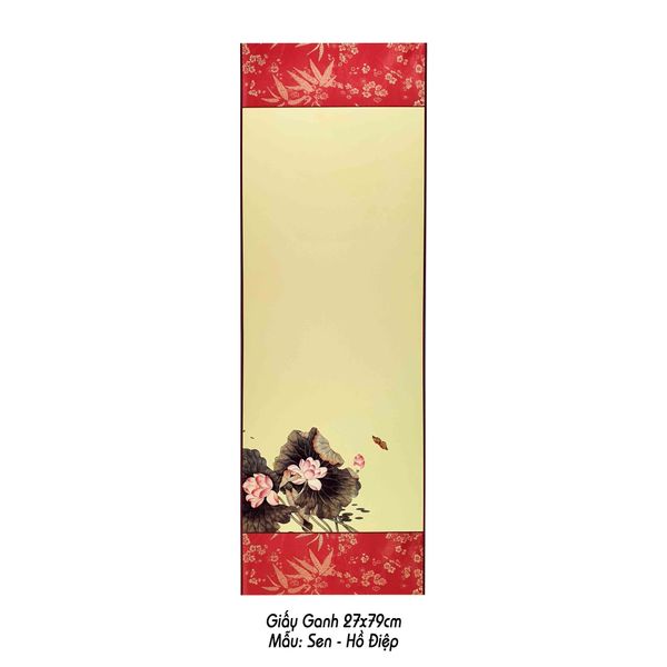 Giấy Ganh viết thư pháp 27x79cm