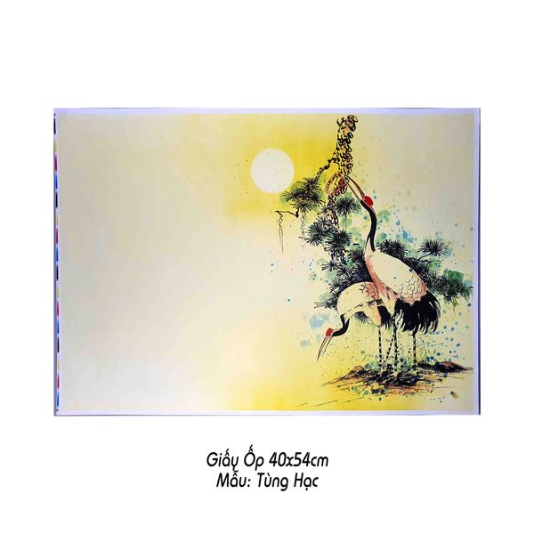 Giấy ốp viết thư pháp 40x54cm