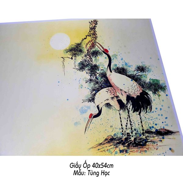 Giấy ốp viết thư pháp 40x54cm