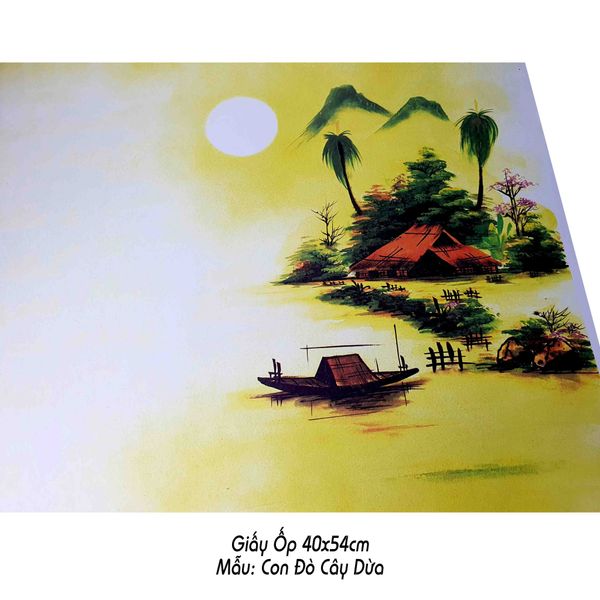Giấy ốp viết thư pháp 40x54cm