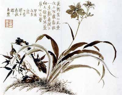 Lan – tranh Kim Nông (1687-1764)