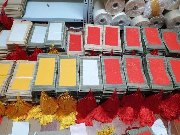 Mành tre thư pháp