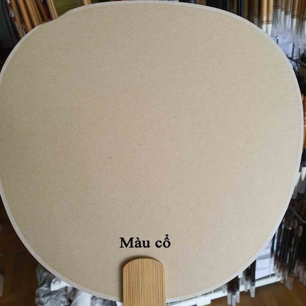 Màu sắc quạt cổ viết thư pháp