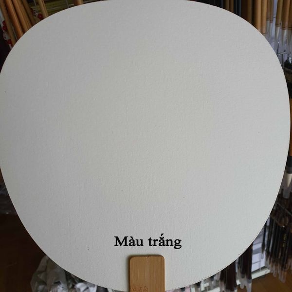 Màu sắc quạt cổ viết thư pháp