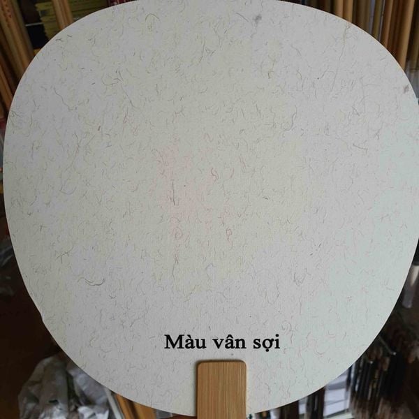 Màu sắc quạt cổ viết thư pháp