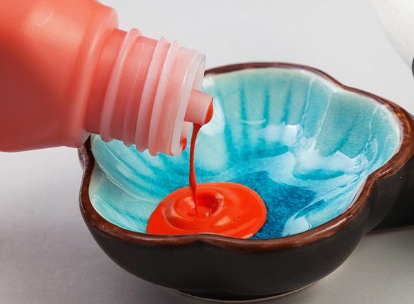 Mực Màu - Mực Đỏ, Chu Sa, Vàng Kim, Trắng