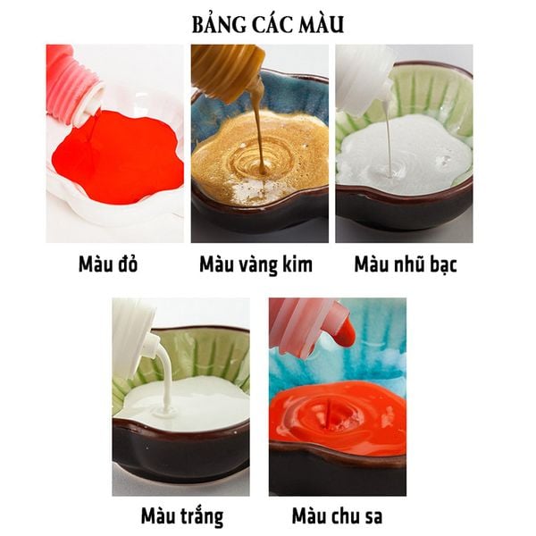 Bảng màu các loại mực