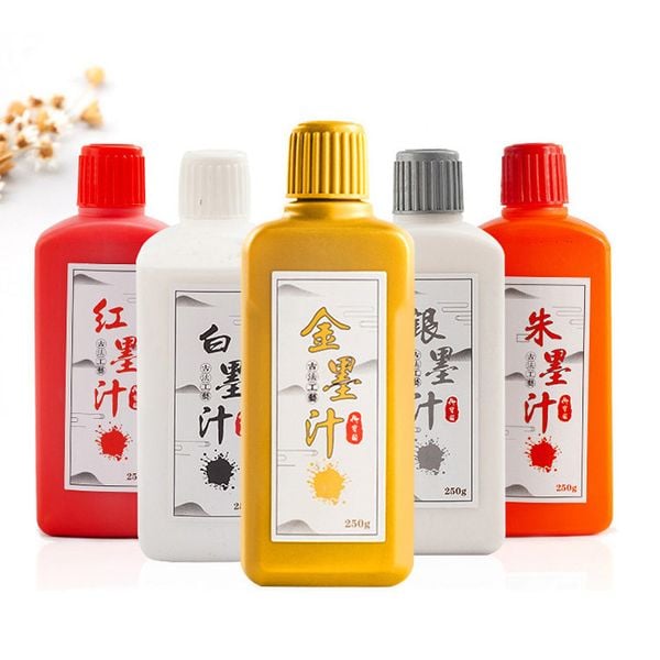 Mực Màu - Mực Đỏ, Chu Sa, Vàng Kim, Trắng
