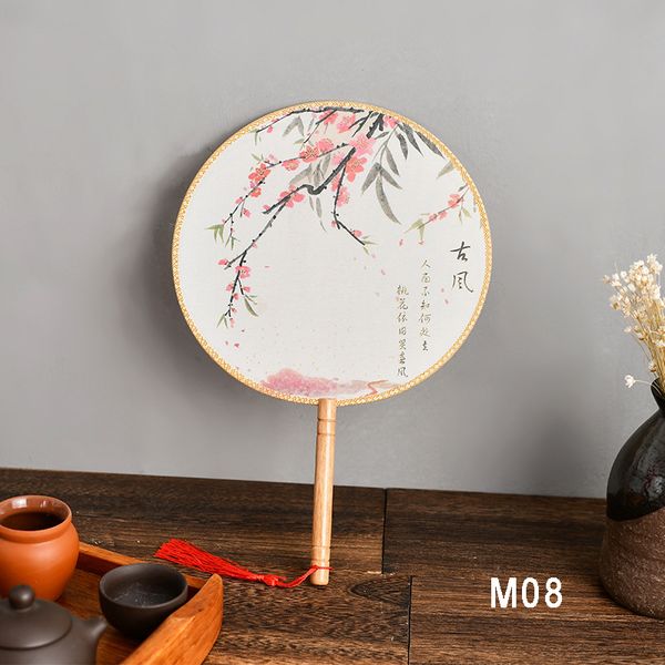 Quạt cổ phong tranh thuỷ mặc