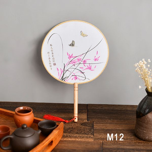 Quạt cổ phong tranh thuỷ mặc