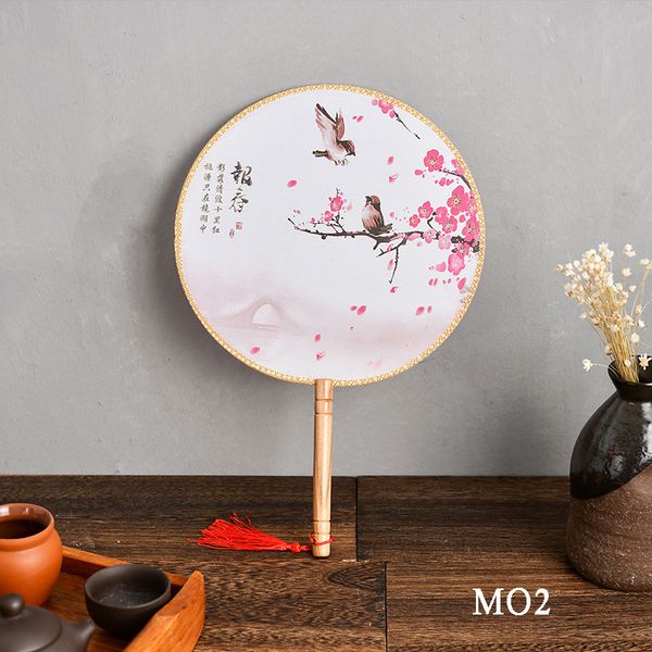 Quạt cổ phong tranh thuỷ mặc