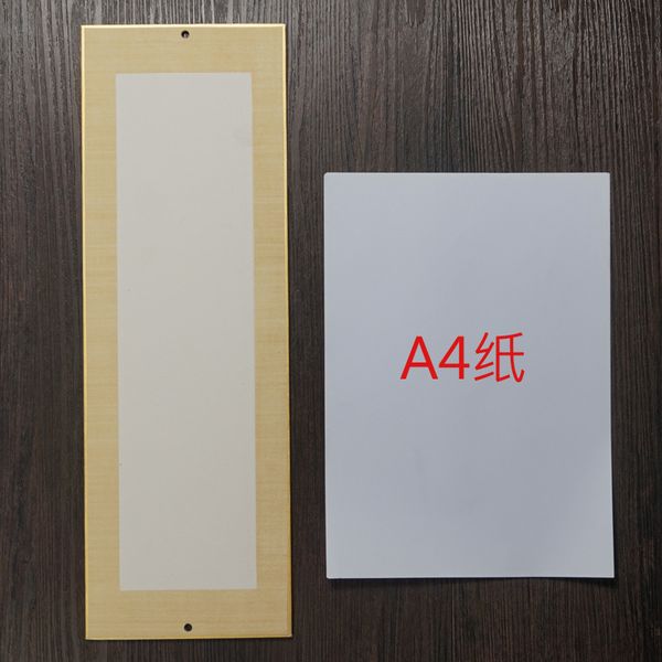 Thẻ giấy xuyến chỉ nhuộm sáp bo viền 15x45cm