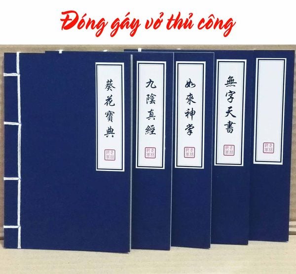 Vở tiểu khải giấy màu cổ A5 - 50 trang